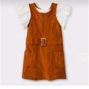 CAT & JACK Toddler girl suede sleeveless dress